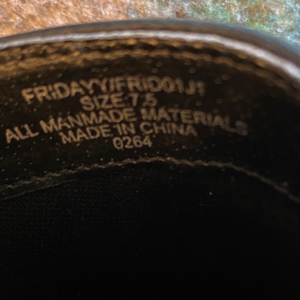 Madden Girl Black and Tan Studded Platform Mules - Picture 5 of 7